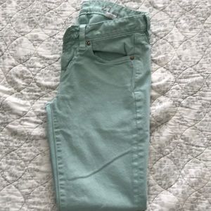 j. crew toothpick jeans